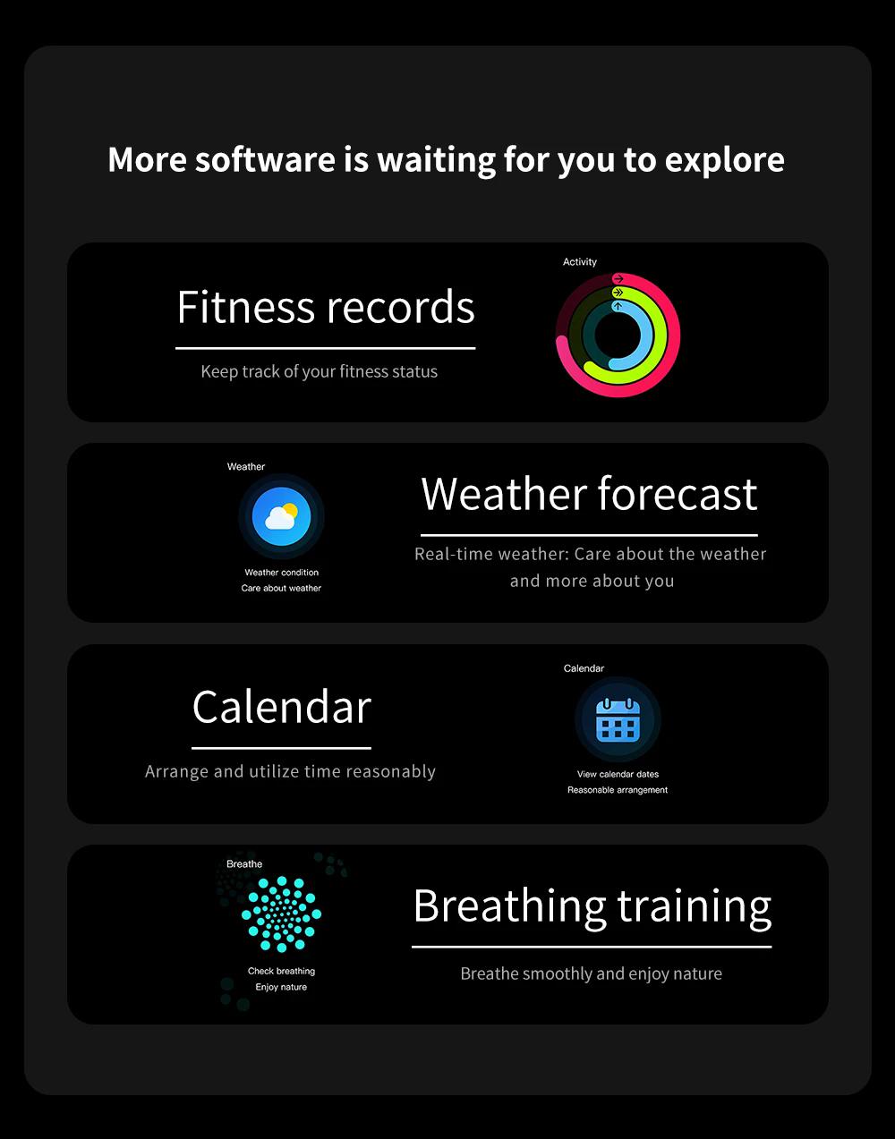 Multi-function Sports Bluetooth Wireless headset Watch 2-in-1 for Easy riding and driving Answering phones and listening to music car electronics accessories New Wearable Watch Wireless 5.3 Smart Screen Watch Built-in headphones christmas gifts