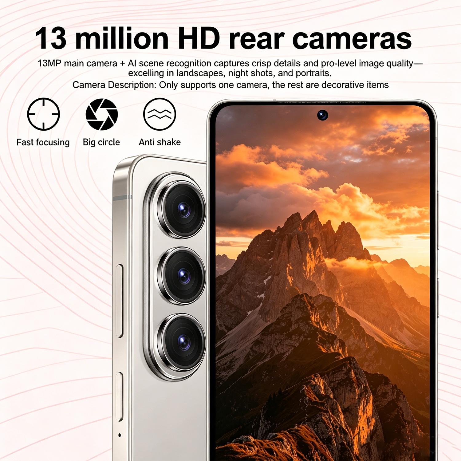 Astarry-26 Ultra Smartphone, 6.75-Inch Large Screen, Mtk6762 Processor, 3gb+32GB RAM, 4100mah Battery, 4g Network, Dual Sim, Face Unlock, Android Mobile Smartphone, Android Cell Phones