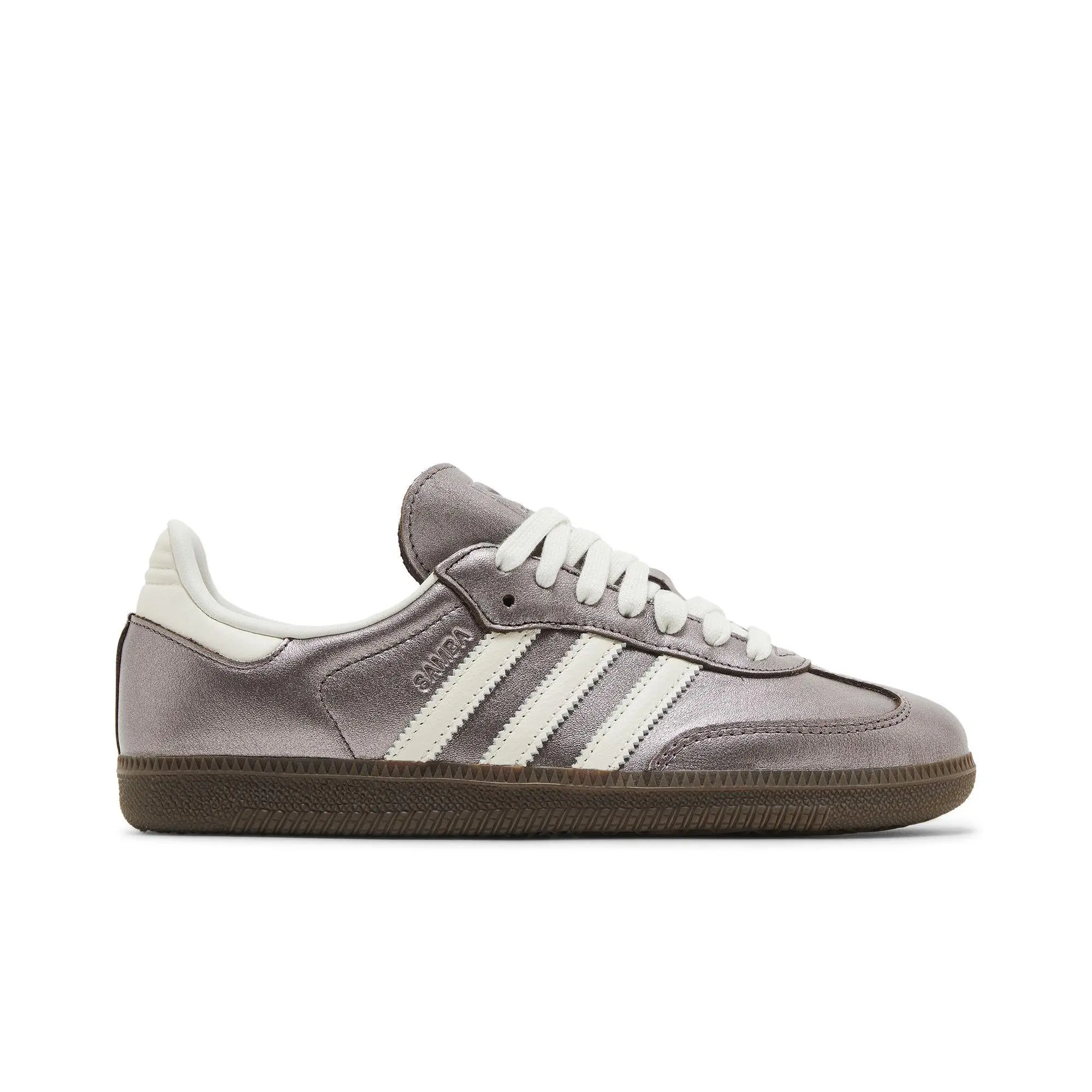 adidas Womens Samba OG 'Metallic Purple Gum' (women's sizes) Supplier Color/Off White/Gum 5 training shoes JI4219