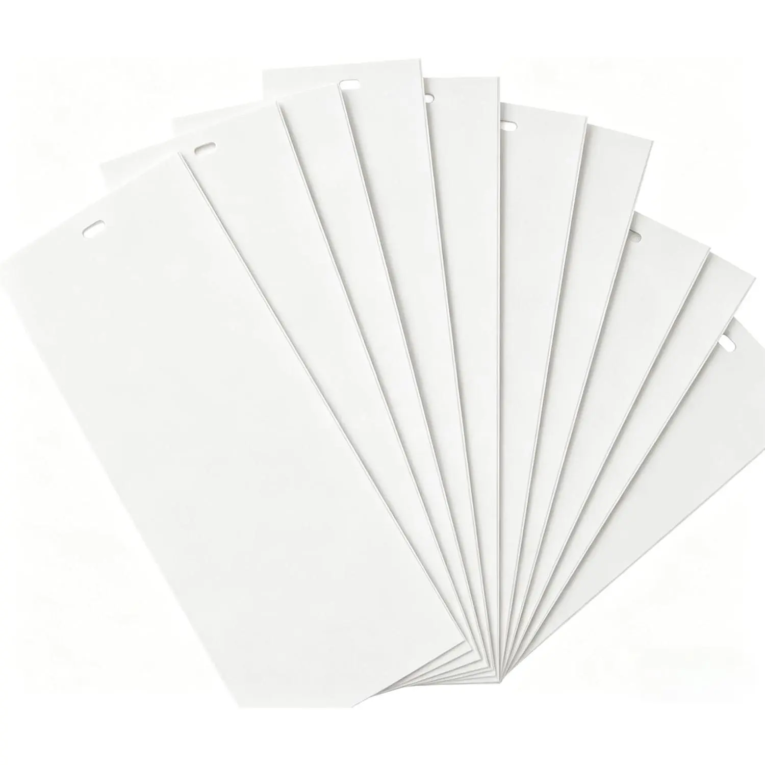 10 Pack 82.5" Vertical Blind Replacement Slats, 3.5" Width White PVC Fire Retardant Trimmable Replacement Blinds Slats for Sliding Glass Door, Patio Door, Home Office Window Vertical Blinds