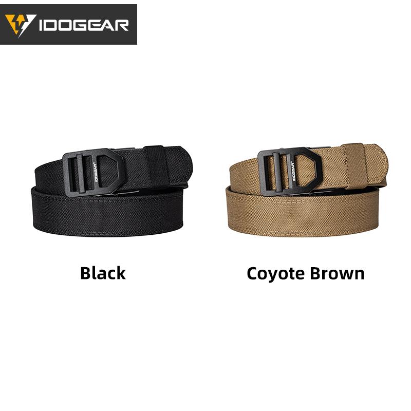 IDOGEAR Men 1.5" Heavy Duty Belt Ratchet  EDC Nylon CCW Belt For Daily Outdoor Sport Belt 3434