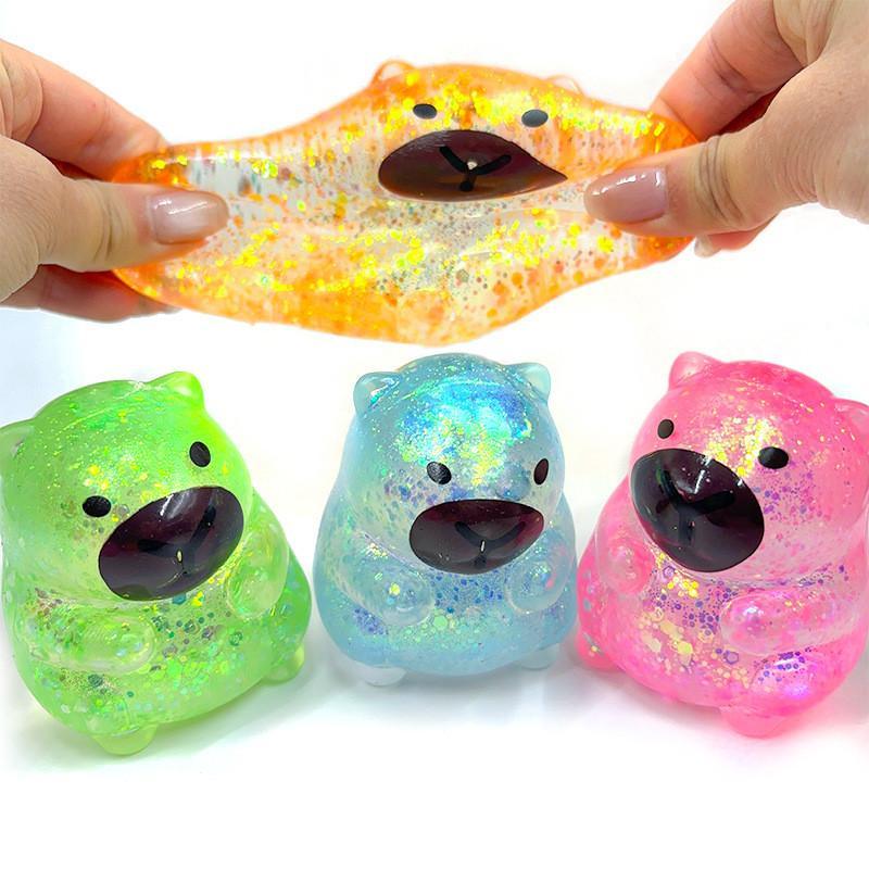 Cute Capybara Malt Candy Squishy Toy, Slow Rebound Stress Relief, Fun Interactive Toy, Perfect Gift for Kids and Adults