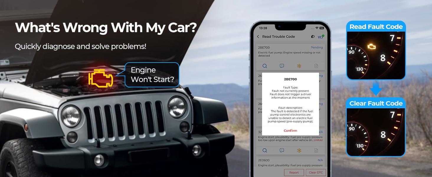 TOPDON Topscan OBD2 Scanner Bluetooth, Wireless OBD2 Code Reader with Active Test, 8 Reset, Car Diagnostic Tool for All System, Vehicle Performance Test for iPhone & Android, All Software 1 Year Free