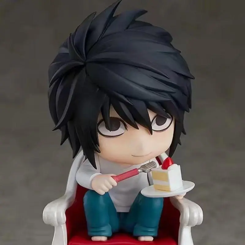Death Note L & Yagami Light 10cm Movable PVC Nendoroid Anime Action Figures, Collectible Model Desktop Ornament for Anime Fans