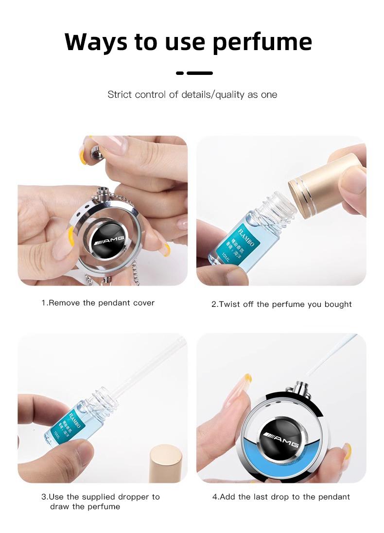 1Pcs Car Perfume Pendant Air Freshener Hanging Perfume Diffuser For Mercedes Benz AMG GLE GLS CLA CLE GLC CLS GLA W223 W213 W206 W464 W247 W167 W166 W222 W205 W204 W177 W246 W212 W221 W463