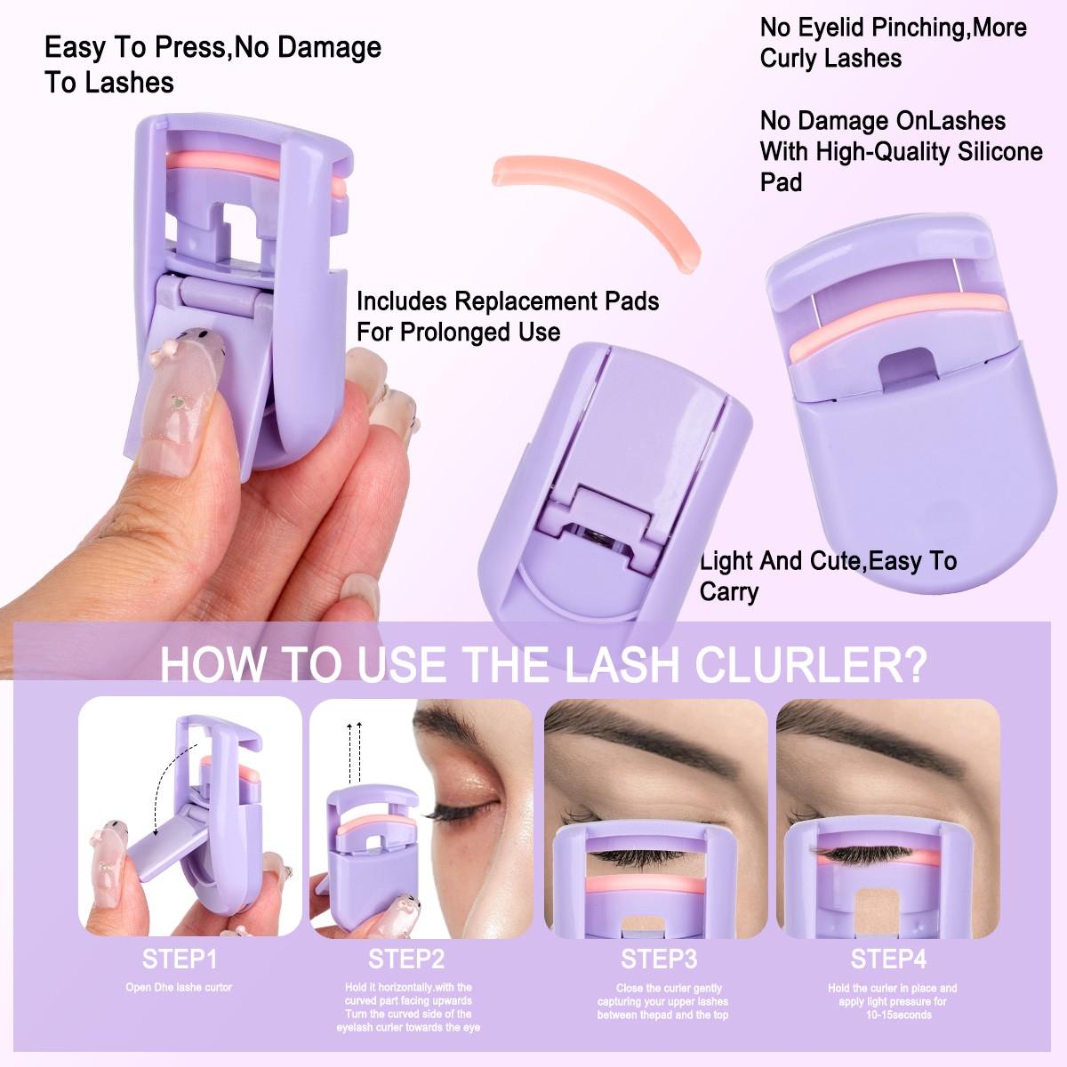 8 Styles Self-Adhesive Lash Cluster Kit, Press On Lashes with Lash Cleansing Shampoo, Tweezers and Headband, Natural Look No Glue Cluster Lashes, Ultra-Thin Lightweight for Beginners