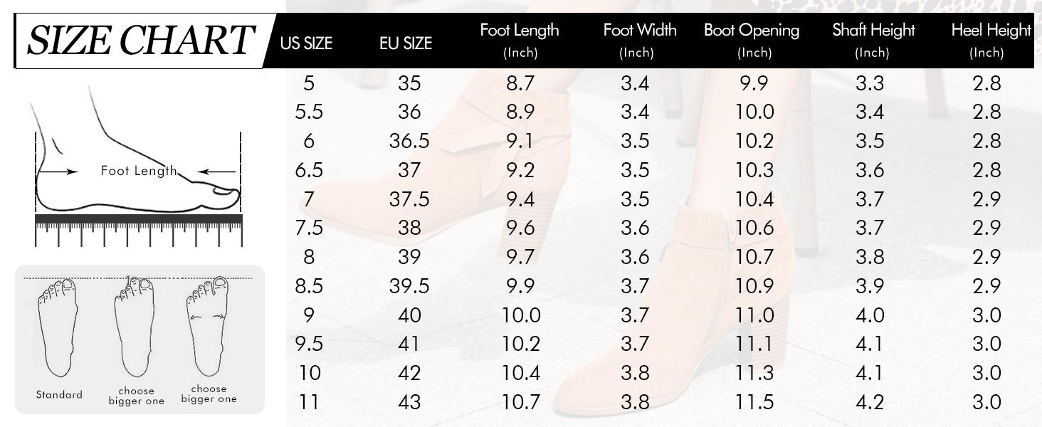 Coutgo Womens Tie Knot Chelsea Pump Ankle Boots Closed Toe Stacked Heel Booties Shoes