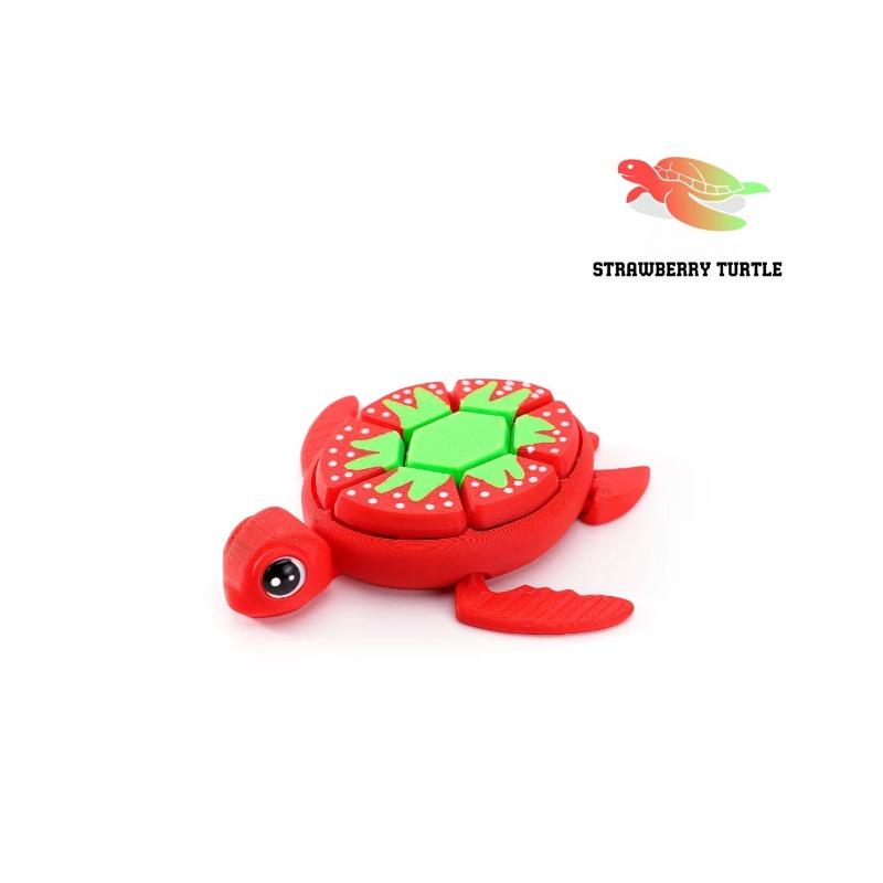 3D Printed Turtle Keycap, Creative Stress Relief, Educational Craft, Office Desk Decor, Handmade Toy, Unique Gift Idea