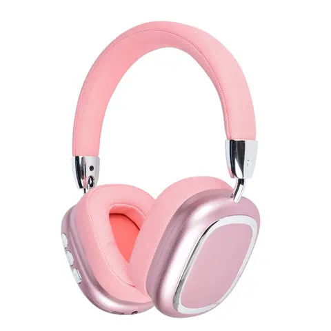 Foldable Wireless Headphones, Fashion Bluetooth-Compatible Electronic Headset with Built-In Microphone, Volume Control Headset for Mobile Phones, Wireless Audio Headphones, On Ear Headset