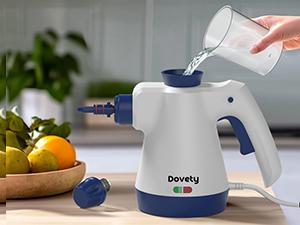 Steam Cleaner, Pressurized Handheld Steam Cleaner for Home with 12pcs Accessories & Safety Lock, Multi-Surface & Powerful Home Use Steamer for Cleaning, Car, Bathroom, Shower, Window, Grime, Grease