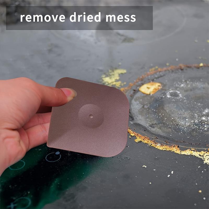 1pc, Dish Scraper Tool Set, Cast Iron Cleaning Scraper Food Scraper, Polycarbonate Plastic Pot Scraper, Iron Pan Scraper Scrubber for Cleaning Grease, Kitchen Scraper, Cleaning Tools, Cleaning Supplies