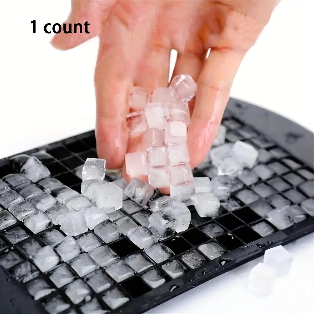 160-Cavity Silicone Mini Ice Cube Mold, Small Square Ice Tray for Drinks & DIY
