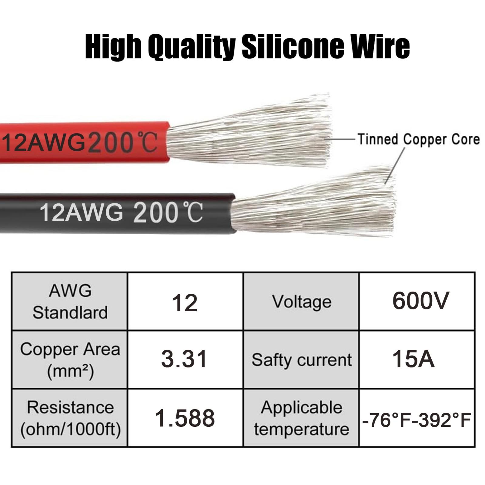 12AWG Jumper Cable Clamps for De walt 20V Battery, 6FT Portable Battery Jumper Starter Automotive Booster Cables Power for Car Jump Starting Using Tool
