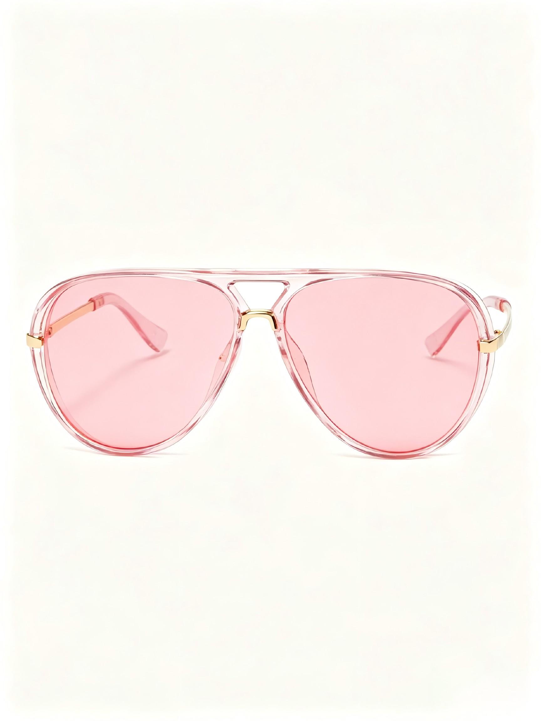 5 Pieces New Fashion Eyewear Set, Unisex European Style Aviator Sunglasses, Trendy Streetwear Shades, Daily and Summer Glasses