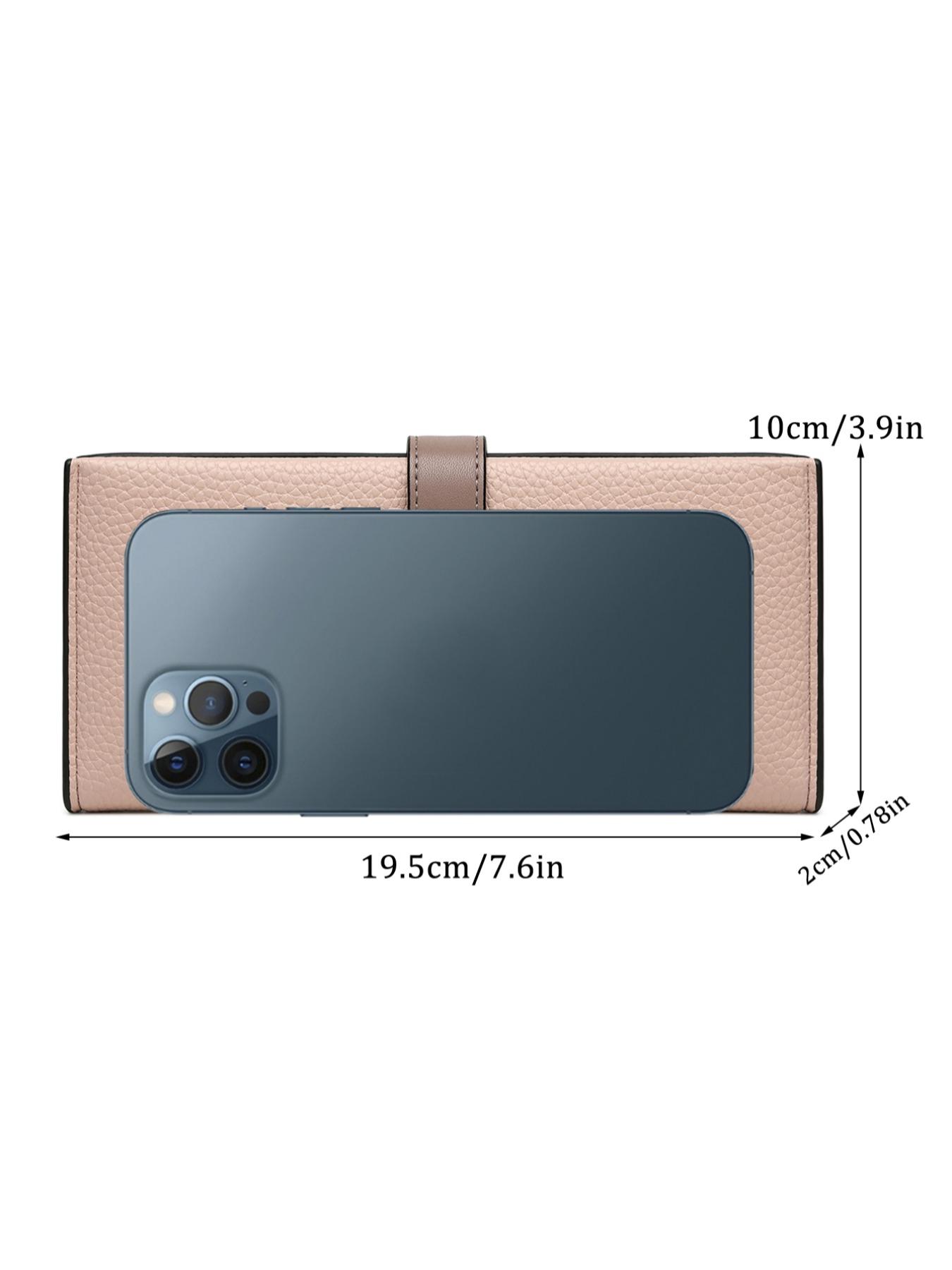 Women's Fashion Bifold Long Wallet, Casual Card Slots Holder, Pu Leather Zipper Wallet for Daily Used, Casual Trendy Versatile High-quality Daily Commuting Bag, Elegant Fashion Wallet, Money Organizer