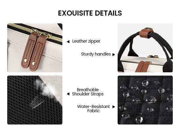 LOVEVOOK TikTokShopBacktoSchool  Laptop Backpack for Women, 15.6'' Waterproof Nurse Bag Teacher Work Backpack Purse for Women, Travel Computer Backpack for College Office Business Ladies