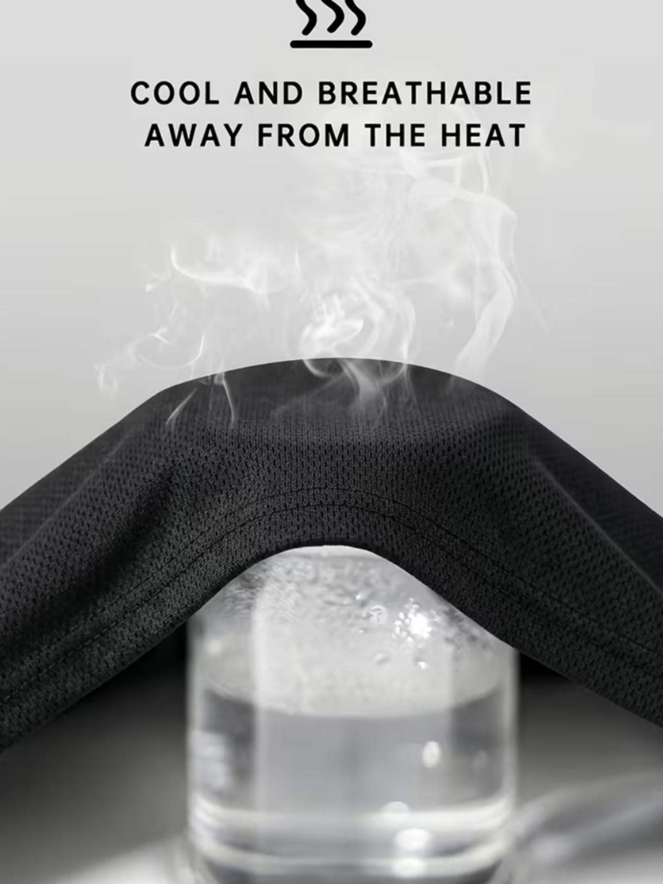 Men's Short Sleeve Sporty Top, Quick-Dry Breathable Knit Fabric, Iceland Print, Ideal for Gym, Running, Boxing, Outdoor Activities