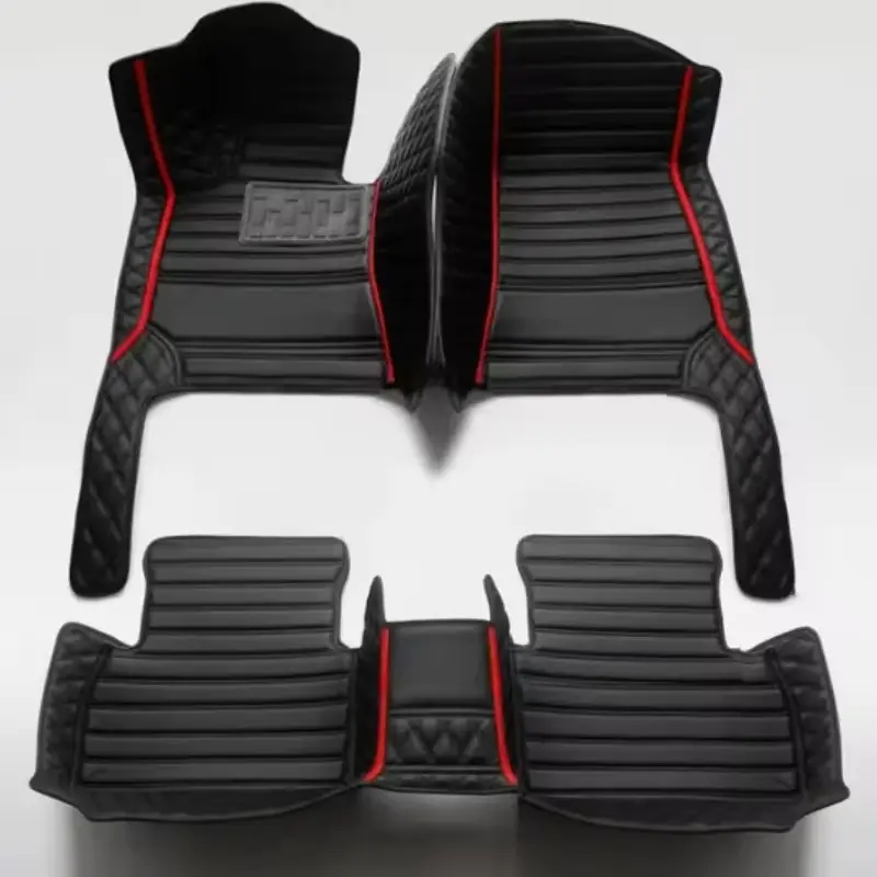 Custom Artificial Leather Car Floor Mat For Opel Astra j 2010~2015 Left/Right -hand Drive Auto Interior Accessories Front And Rear Row Fashion Styling Carpet Waterproof Design Full Coverage Car Interior Accessory