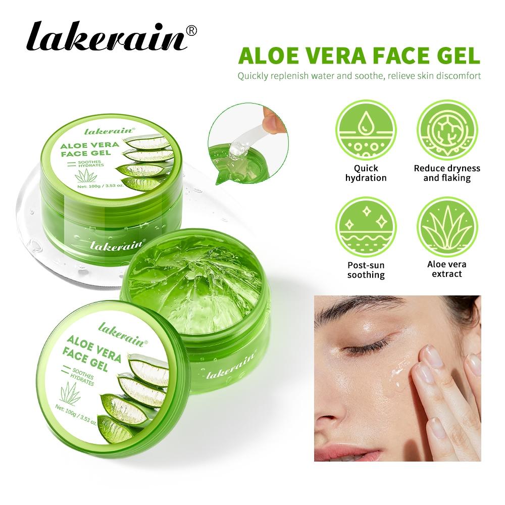 Moisturizing Aloe Hydration Gel Soothing Face Moisturizer Deep Repair Cream Lightweight, Moisture Lock with Cooling Relief for All Skin Types