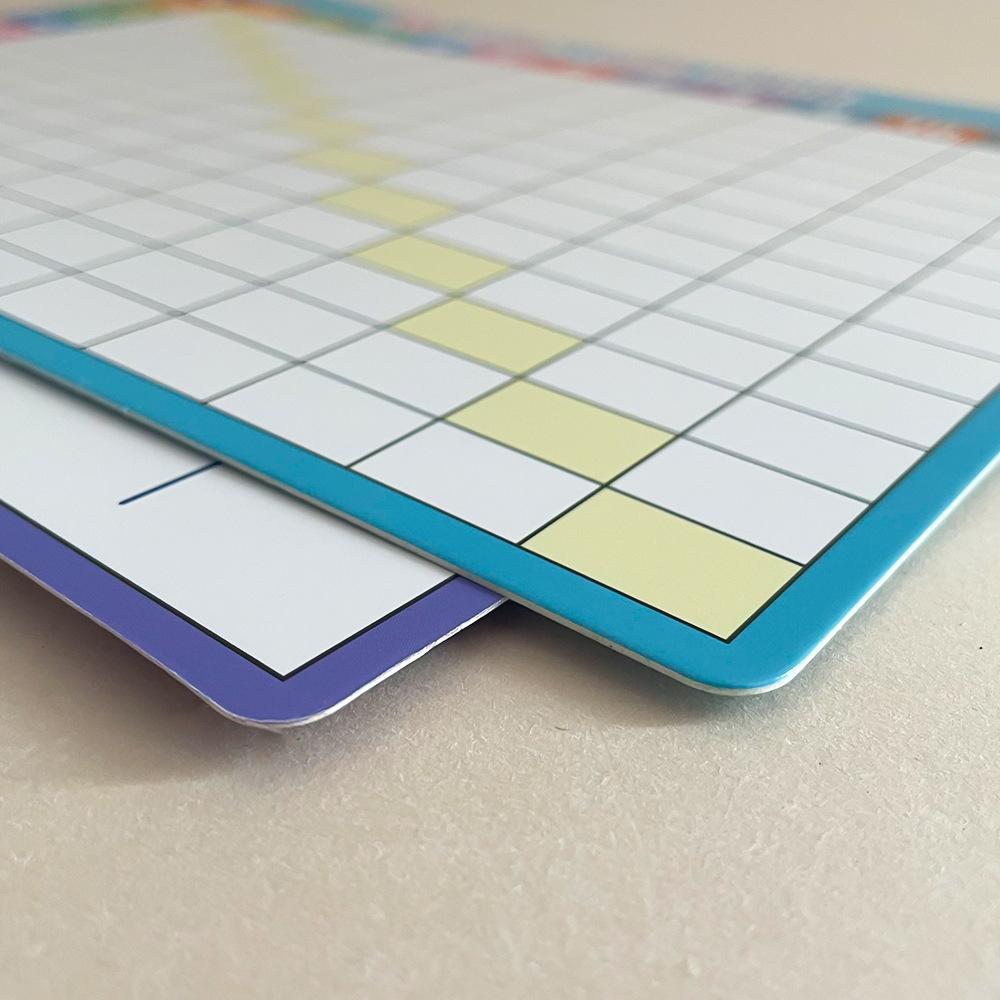 Double-Sided Erasable Multiplication Chart, Essential Math Learning Tool, Skill Reinforcement, Christmas Math Score Booster