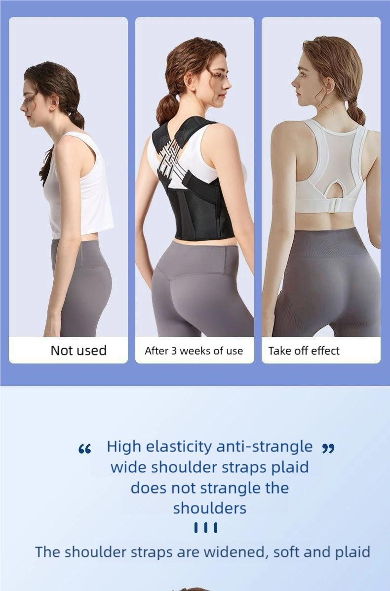 Spine Alignment Anti Hunchback Brace Adjustable Posture Corrector Back Neck Pain Relief Upper Back Support Comfortable Ergonomic Design for Office Work Computer Desk Study Posture Trainer Spine Alignment Anti Hunchback Brace Adjustable Posture Corrector Back Neck Pain Relief Upper Back Support Comfortable Ergonomic Design for Office Work Computer Desk Study Posture Trainer