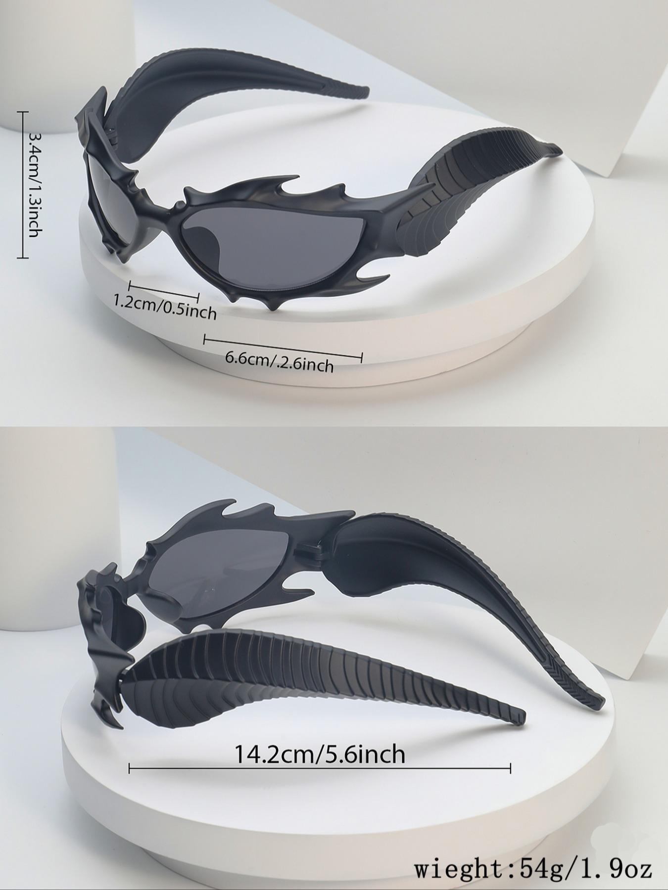 Trendsetting Decorative Glasses, Oversized Geometric Frame, Eyecare Fashion Accessory, Sporty Style, All-Season Wear, Sunglasses Frames