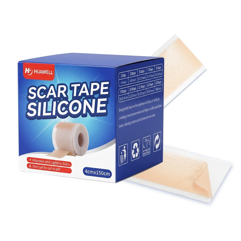 Medical Silicone Scar Patch 4cmx150cm, Professional Scar Repair Patch, Cesarean Section Scar Fade Patch, Adjustable Reusable