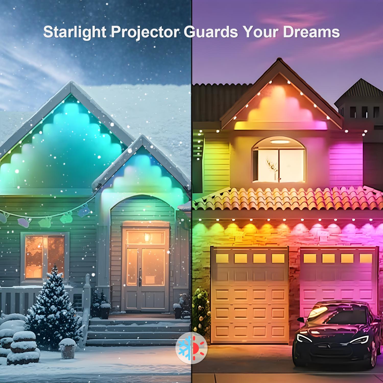 GALENTAL Permanent Outdoor Eaves Lights, Outdoor Lighting With RGB IC, Holiday Decorations for Party, Music Rhythm , Remote Control & Bluetooth APP Link, IP67 Waterproof, 50/100 Feet Length, Ideal for Festival and Daily Decor, Summervibes GALENTAL Permanent Outdoor Eaves Lights, Outdoor Lighting With RGB IC, Holiday Decorations for Party, Music Rhythm , Remote Control & Bluetooth APP Link, IP67 Waterproof, 50/100 Feet Length, Ideal for Festival and Daily Decor, Summervibes