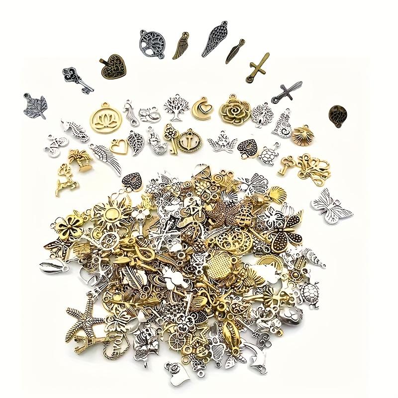 30 60 Sets Alloy Tibetan Silver Pendants Earrings DIY Bracelet Necklace Luggage Clothing Accessories Bead Decorations
