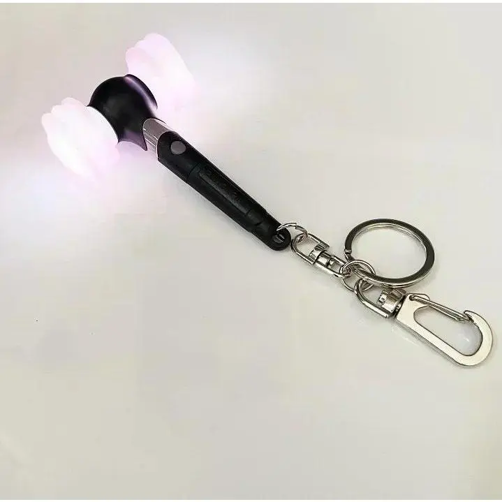 kawaii OP3 Halloween Light Stick Night Light Keychain LED Glow Festival Prop Acrylic Glow Stick Gift