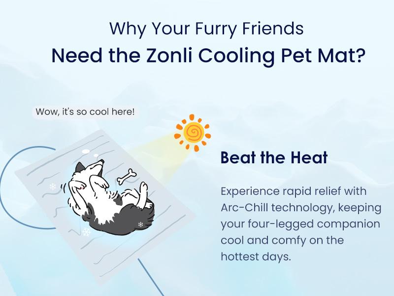 Vagascape cooling pet Mat, Eco-friendly Cooling Pad for Large Dog, Pet Cooling Mats for Dog bed and Cat house, Use in Crate, Tunk, Camping, Outdoors, Portable, Machine Washable, Durable, Without Gel, Outdoorfun