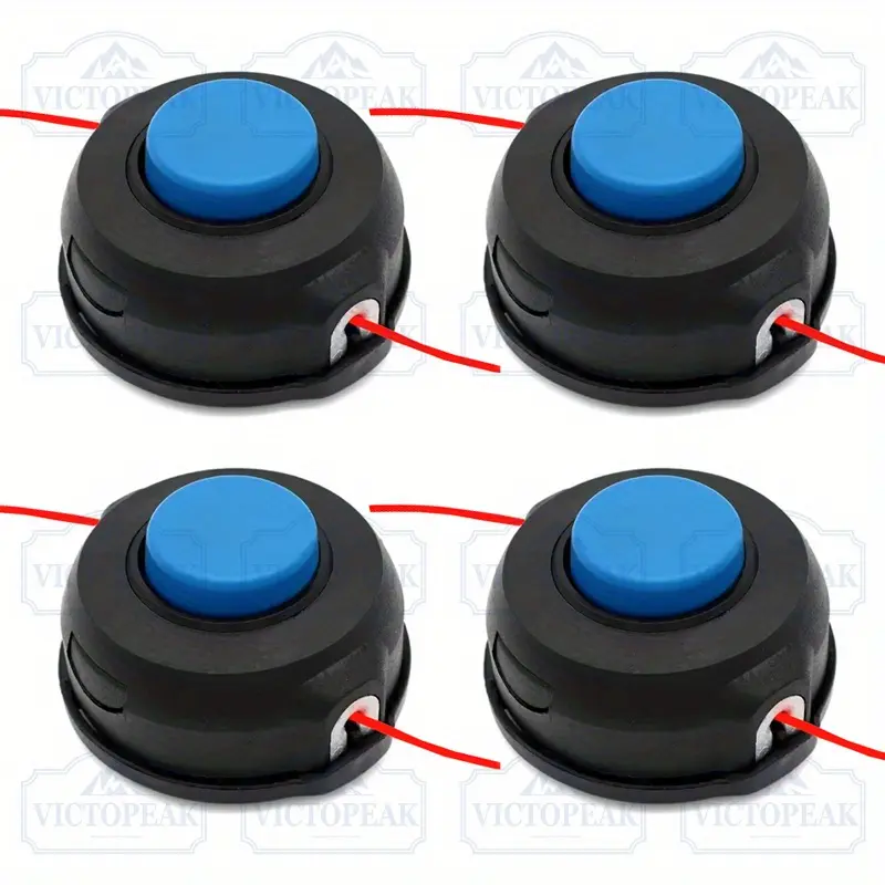 4 Pieces Garden Tools Grass Cutting Machines Brushcutter Accessories Gasoline Brusher Strimmer Grass Trimmer Head T25 Small Hu T25 Grass Trimmer Heads, Pack of 4, Durable Design for Efficient Lawn Maintenance, Ideal for Gardening & Outdoor Use