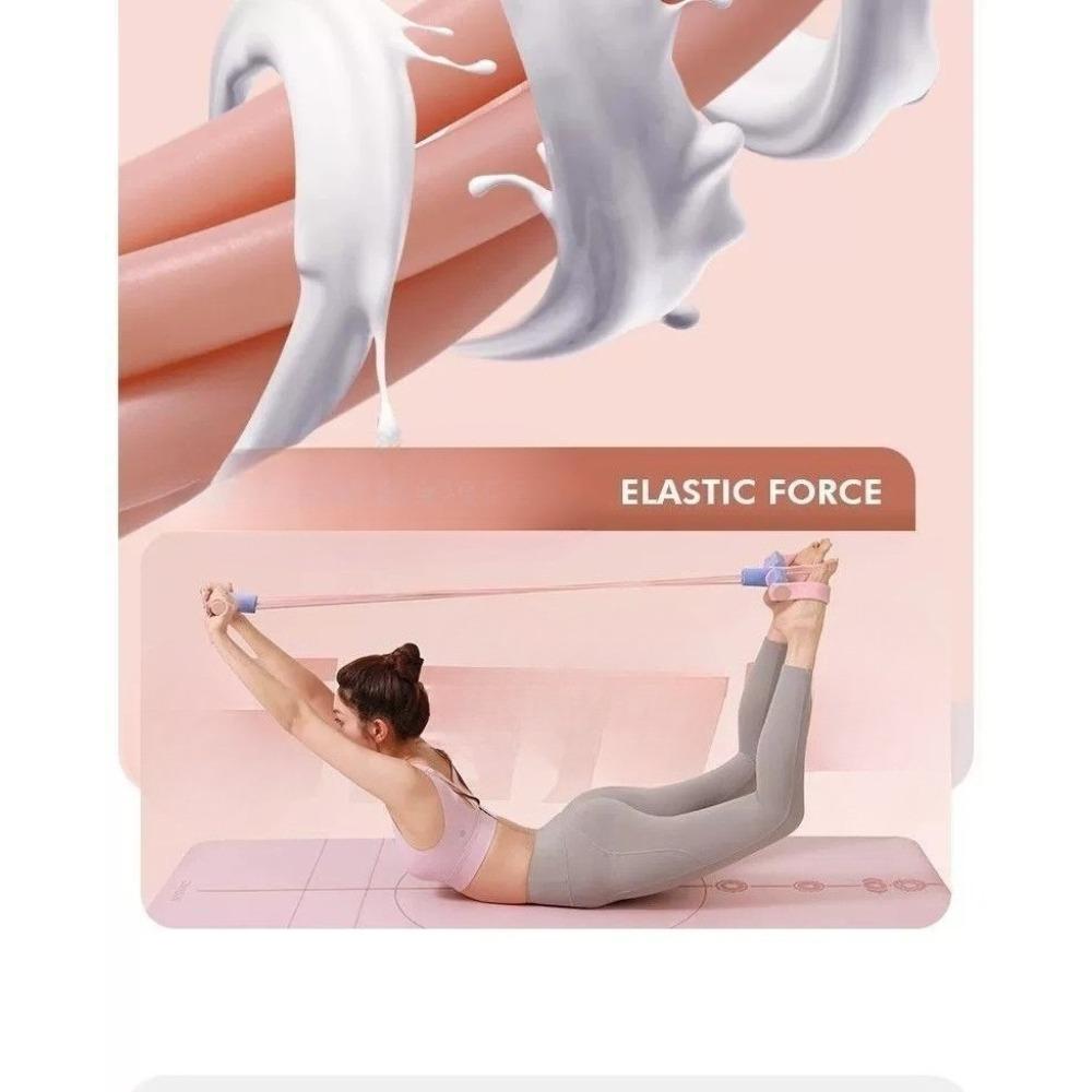 Rally device Sit-ups Assisted tension rope Household women's yoga fitness waist and abdomen trainer