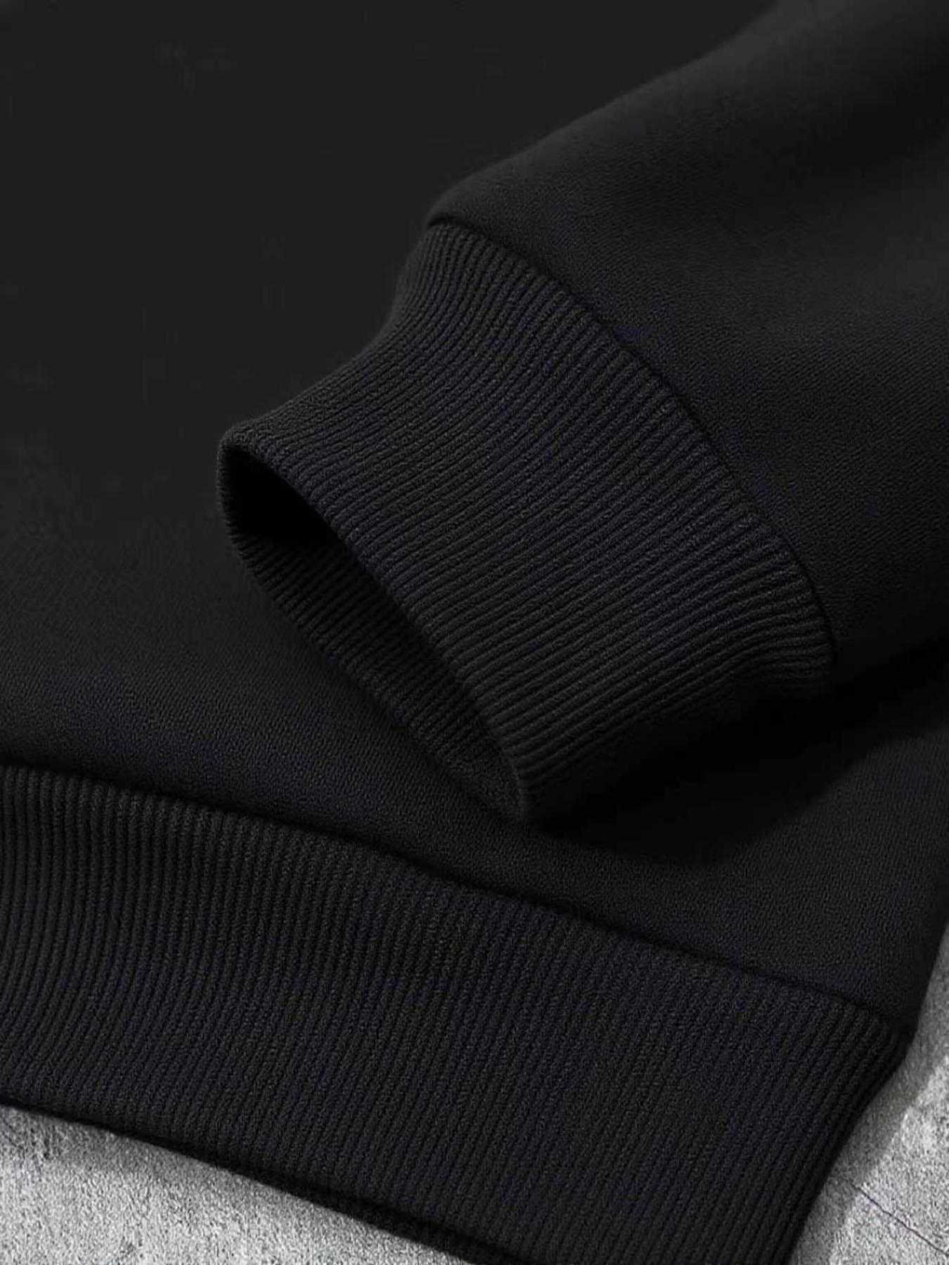 Trendy Religious Hoodie with 'only God Can Judge Me' Print, Casual Fitted Design, Winter Cartoon Pattern, Streetwear Style, Long Sleeve