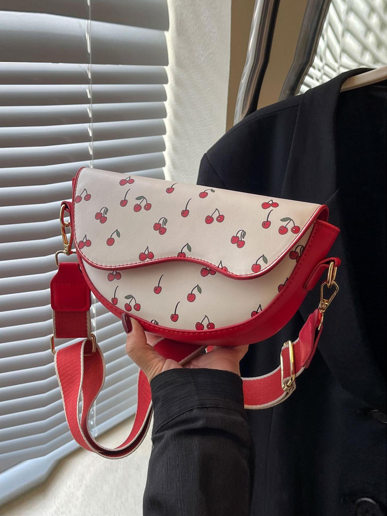 Women's Retro Solid Color Saddle Bag, Wide Shoulder Strap Messenger Bag, Fashionable Classic Popular Crossbody Shoulder Bag, Suitable for Daily Outing, PU Leather Bag
