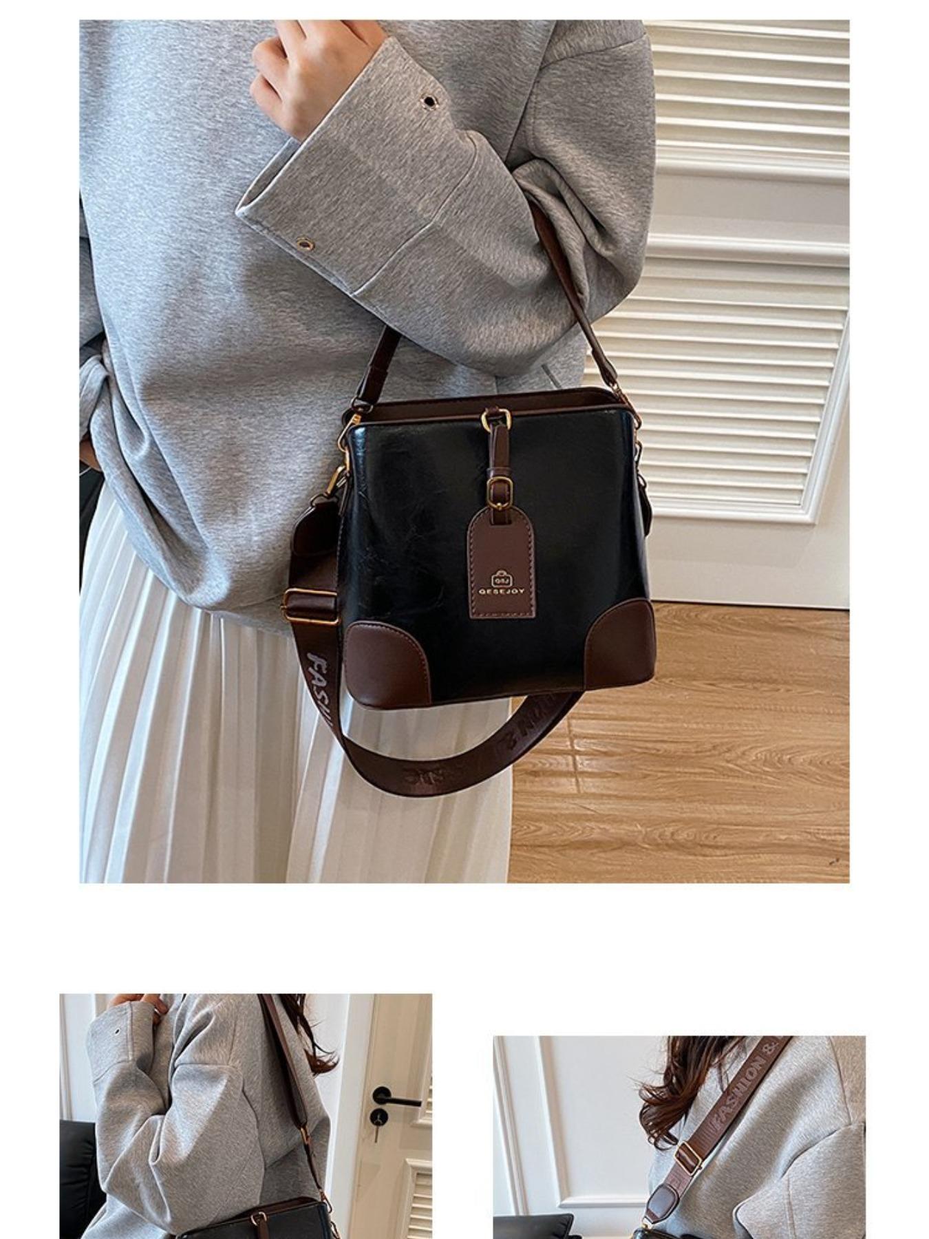 Fashion Shoulder Crossbody Bag for Women, Trendy Versatile Small Bag, New Bucket Bag, Elegant Korean Style, Simple Mini Bag