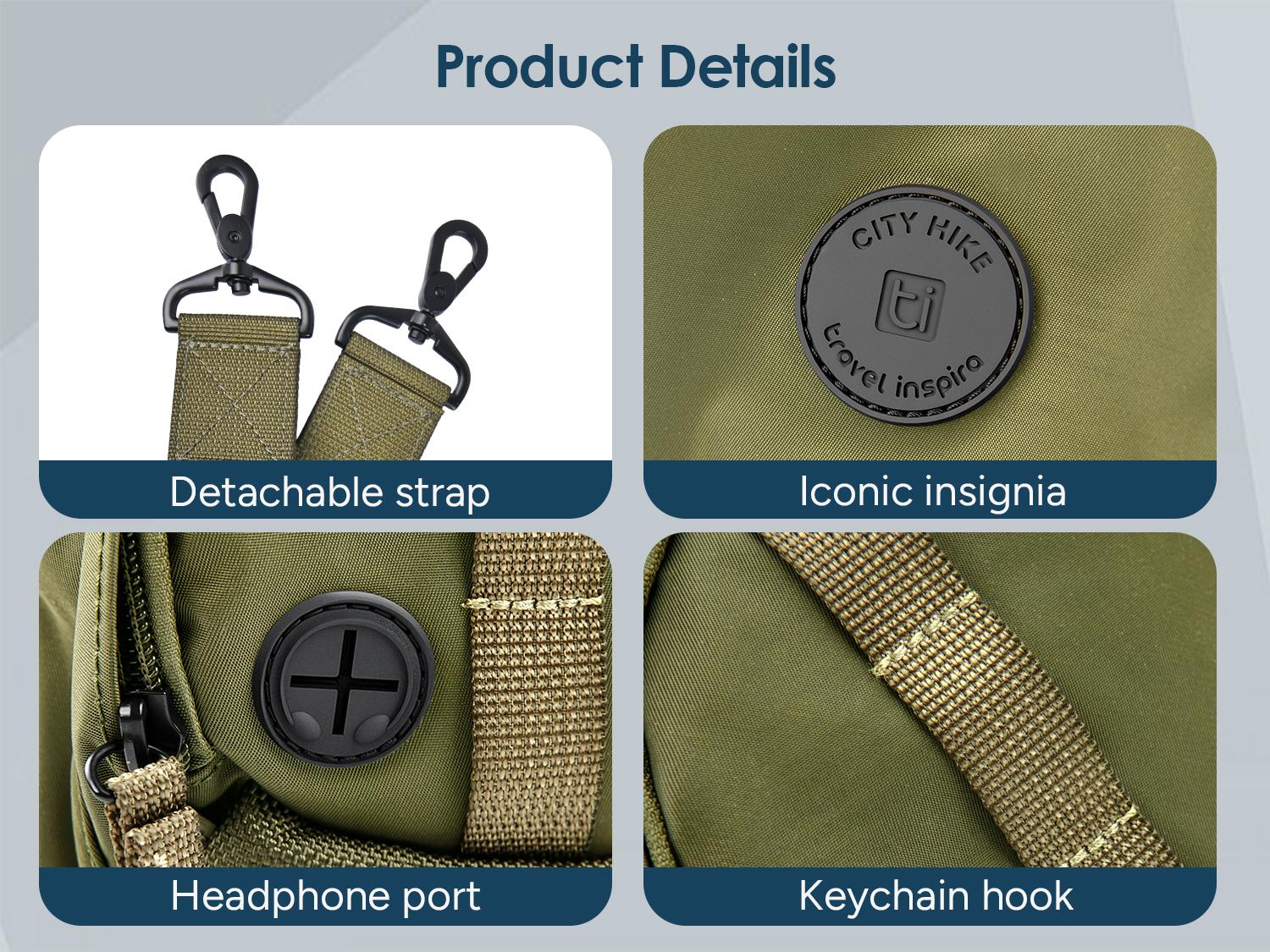 travel inspira Functional Multi Pocket Crossbody Bag Stylish Shoulder Bags Purse, Water-proof, Hiking,Outdoor,Travel,Leisure