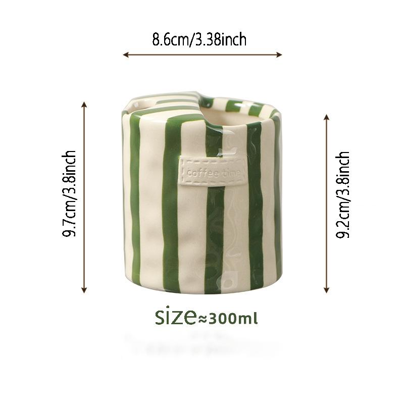 European Vintage Hand-Painted Ceramic Cup, Home Coffee Mug, Office Water Bottle, Afternoon Tea Cup, Mug Gift, Perfect for Gifts, Vintage Coffee Mugs