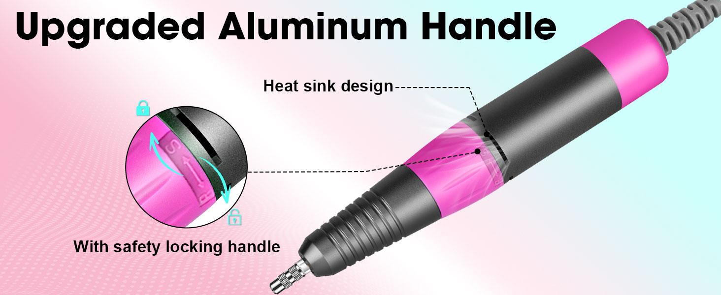 Professional Nail Drill 35000RMP Electric Nail File Nail Filer Electric E Filer for Nails, Nails Drill Kit with Nail Drill Bits and Sanding Bands and for Acrylic Nail Gel Nail Manicure Pedicure