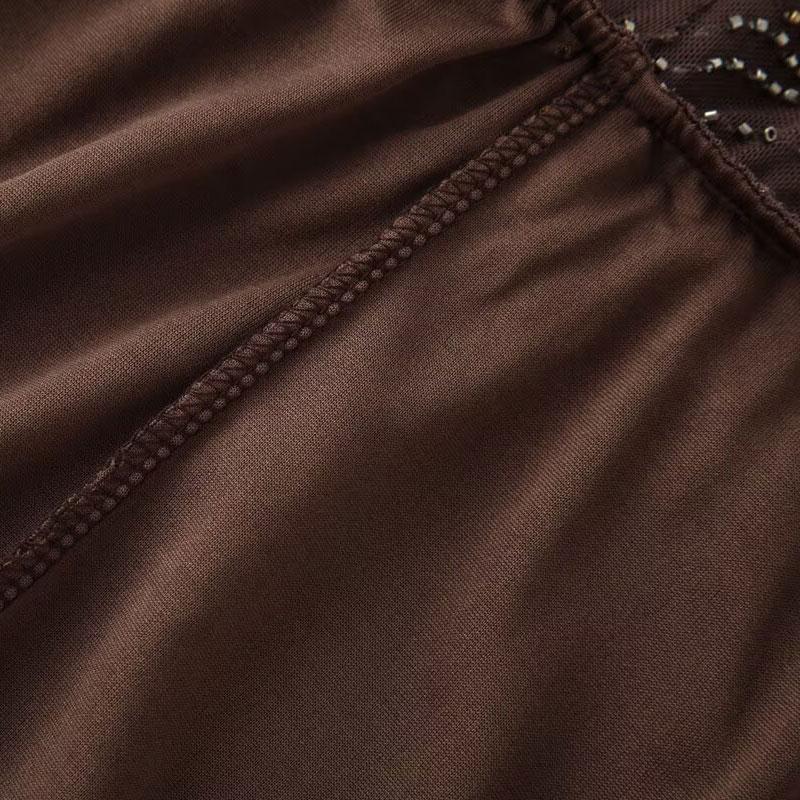 Women's Summer Beaded Sequined Pants Baggy Streetwear Wide Leg Pants Woman Fashion Office Casual Bottoms High Waist Pants Fluid Trousers Bohemian Boho Trousers Boho Festival Trousers