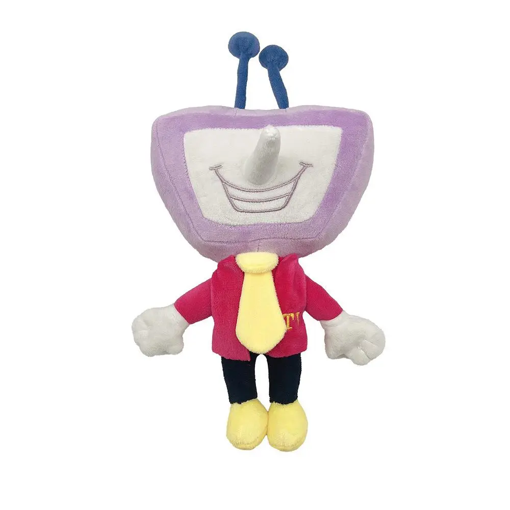 Deltarune Spamton G. Spamton Plush and Mr. Tenna TV Man Plush Set Soft Stuffed Animal Toys Game Peripheral Figure for Fans Kids