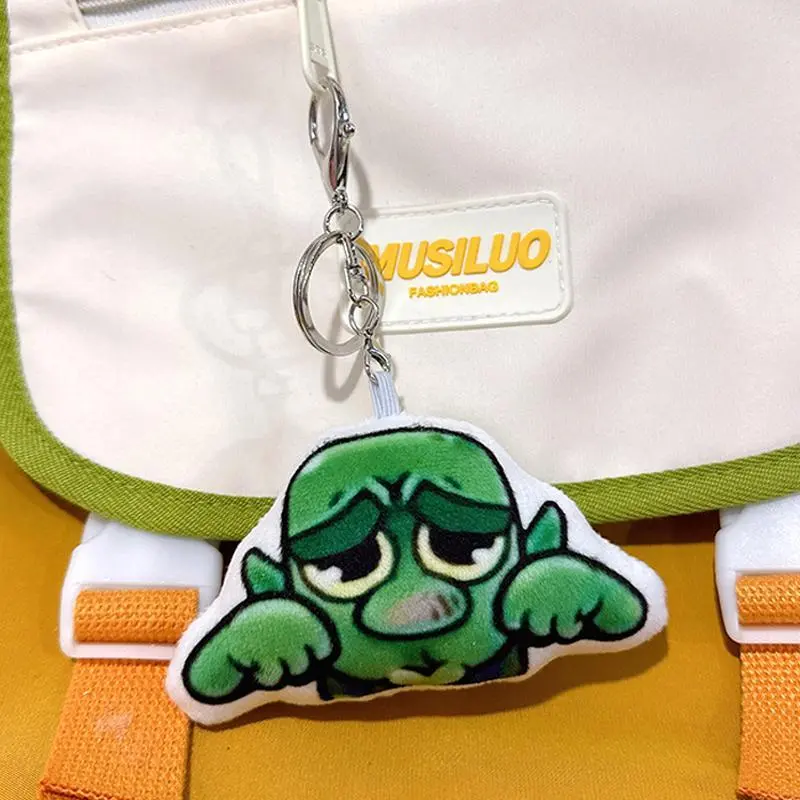10cm Stuffed Plush Pendats COS Game Clash Royale Goblins Crying Voice Bag Pendant Animation Keychain Doll Fan's Cute Gift Toys
