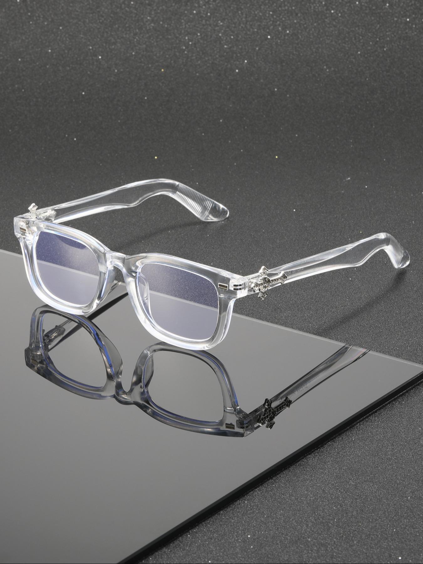 Classic Flat Light Glasses, High Quality Eyeglasses, Elegant Unisex High Intelligence Style, Trendy Casual Frames, Perfect for Work and Daily Use, Durable Streetwear Fashion