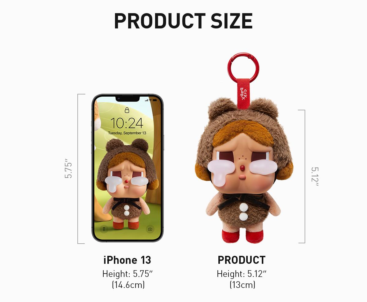 POP MART CRYBABY Crying Again Series-Vinyl Face Plush Blind Box, Mystery Box