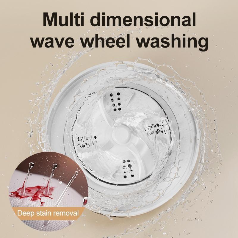 Portable Mini Washing Machine, Lightweight Washer, USB Charging, High Quality Impact Resistant Underwear/Underwear Cleaning, Compact and Lightweight, Suitable for Apartments, Dormitories, Hotels, Caravans and Travelling Camping Convenience Gift