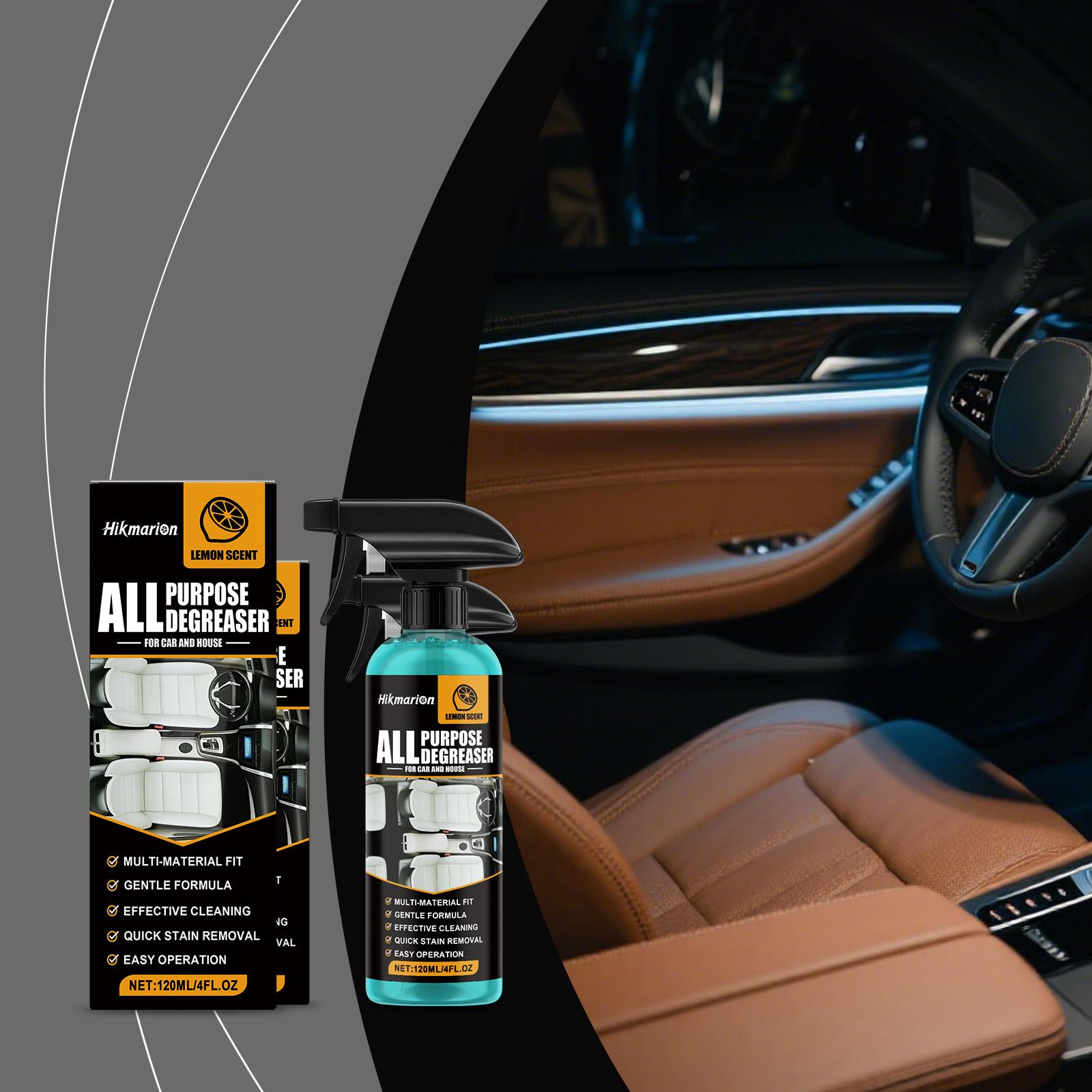 Multi-Purpose Oil Remover, Car Interior Care Renovation, Odor Elimination, Enhances Vehicle Environment, Automotive Cleaning Solution