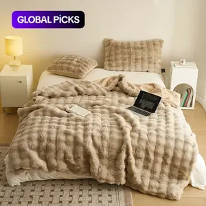 Double-sided Plush Blanket, 1 Count 800GSM Soft Warm Cozy Blanket Throw, Multifunctional Soft Warming Blanket for Home Office Car Travel #GLOBAL PICKS
