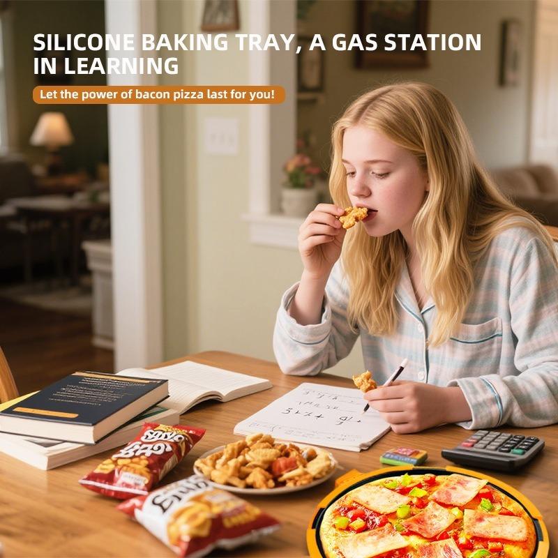 Upgraded Xl Grill Plate, All Purpose Grilling, Microwave Oven Special Baking Tray, Pizza, Chicken Wings, Beef Sandwiches, Toast Bread, Panini Machine, Grill Griddle