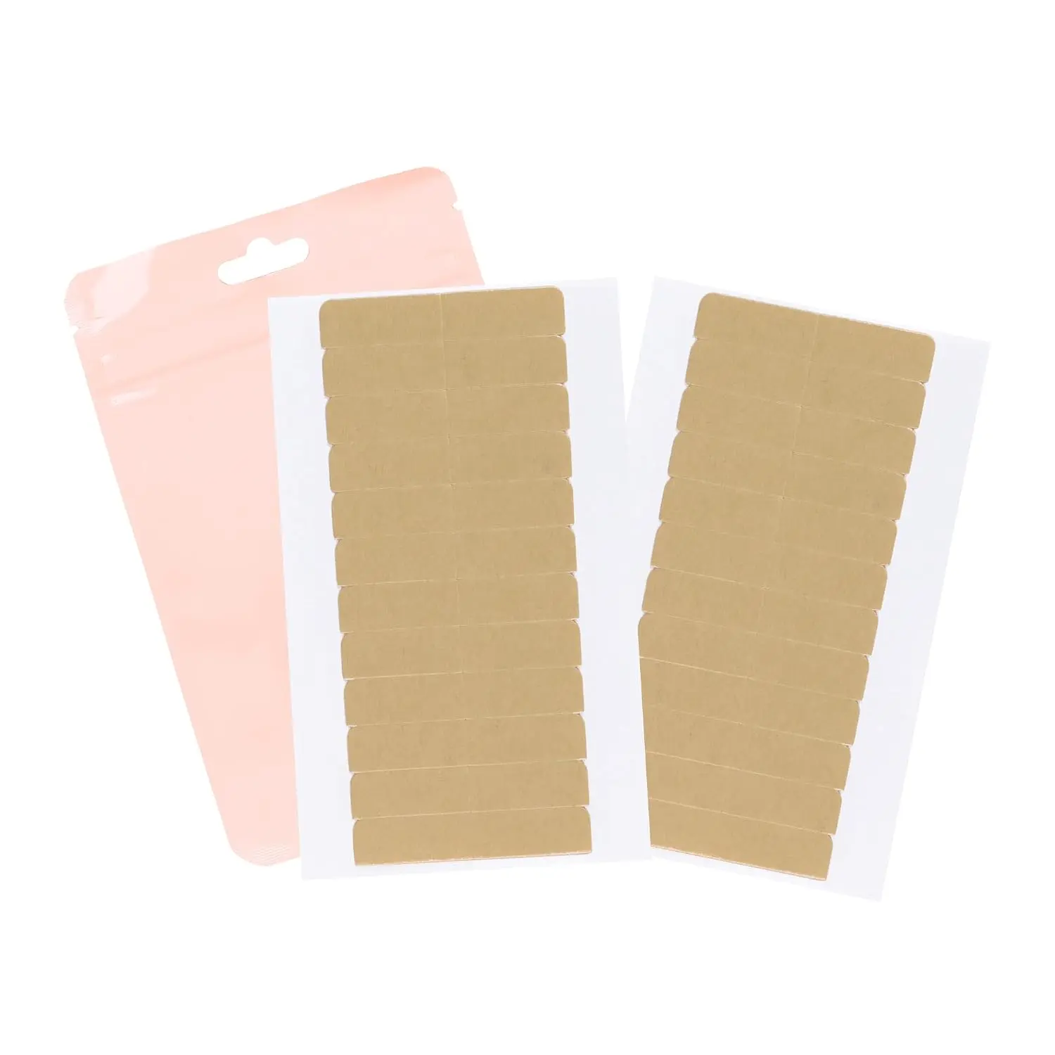 Hair Extension Double Sided Adhesive  Tape Tabs, 24 count | 1.6 * 0.3 Inch per , Professional  Tapes for Tape-In Hair Extensions, Long-Lasting  Adhesion