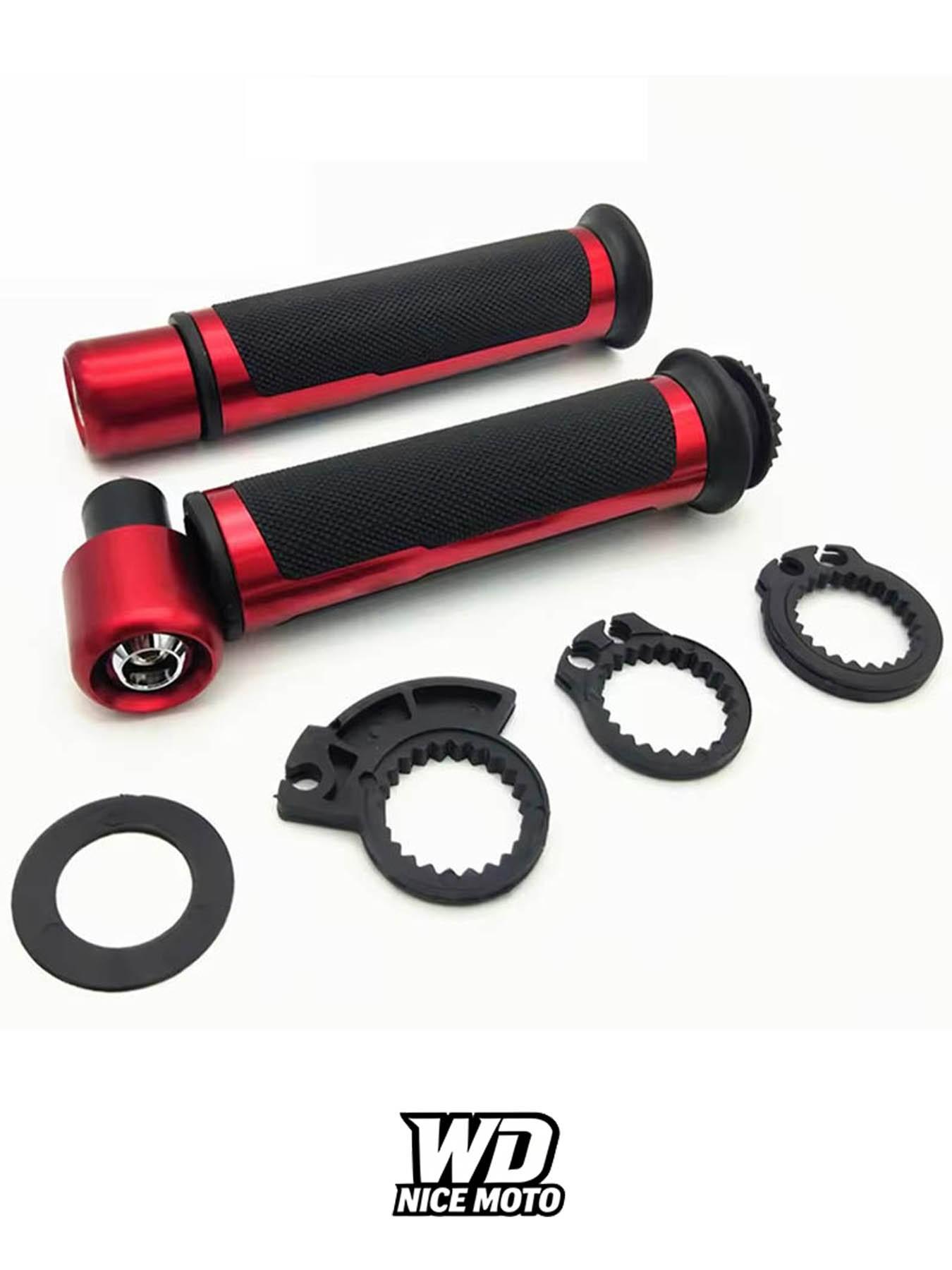 Wd Nice Moto Universal 7/8" 22mm Motorcycle Modification Parts, Fatbike Grip Cuffs, Cnc Handlebar for Kawasaki, Honda, Yamaha, Suzuki, Ducati